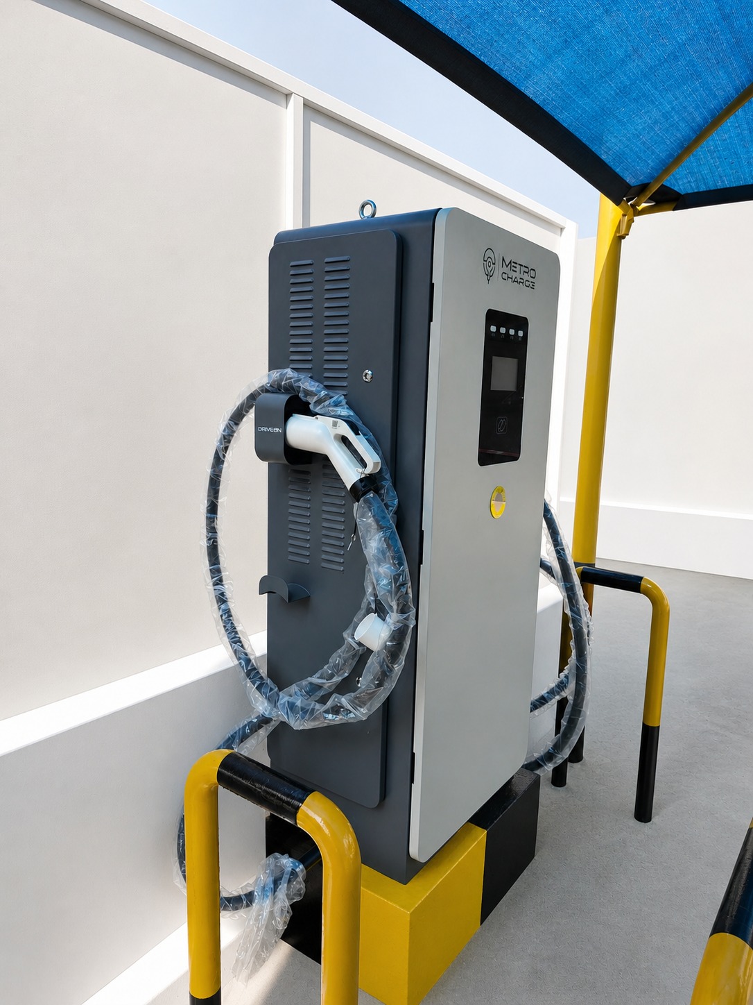 60KW DC Fast Charging Station view 2